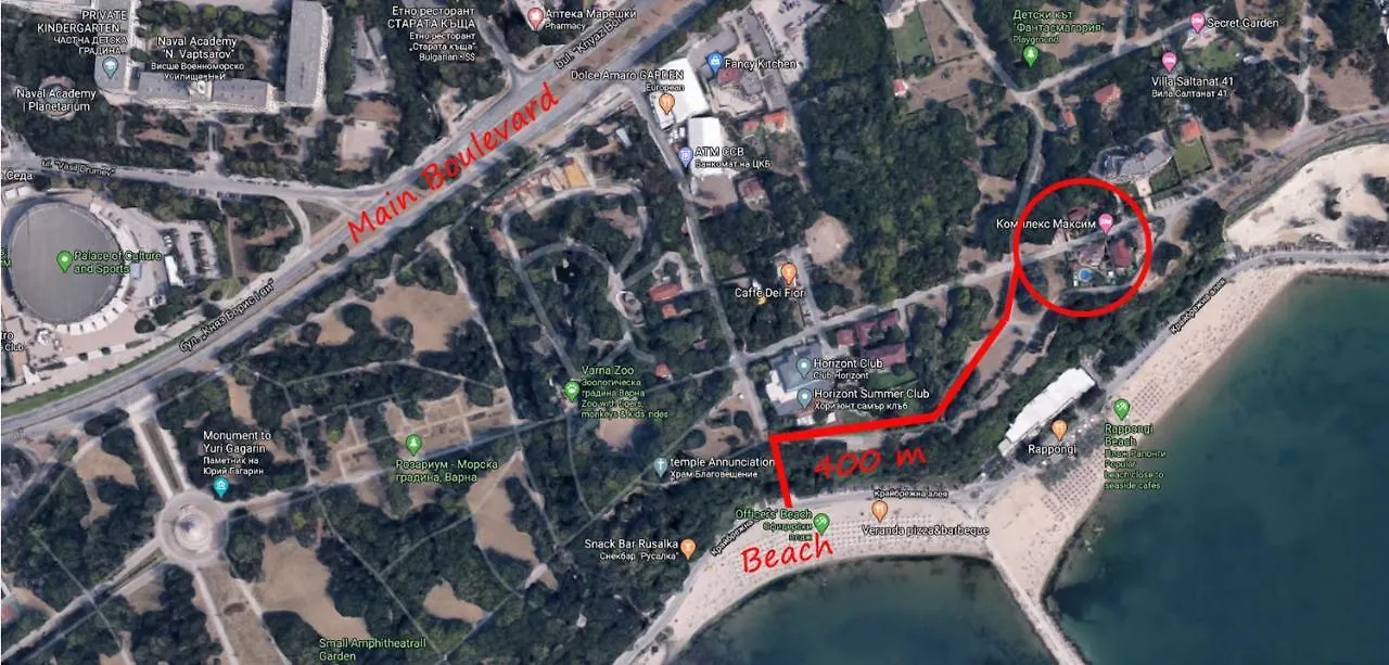Complex Maxim Hotel Varna 2*,  Bulgaria